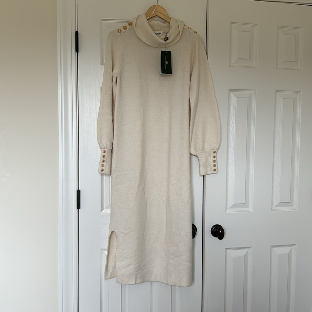 Roll neck dress